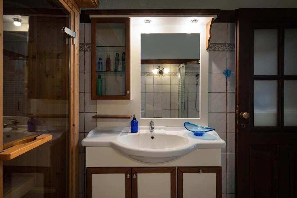 Traditionelles Appartement Athos Shadow Am Meer Paralia Sikias Buitenkant foto