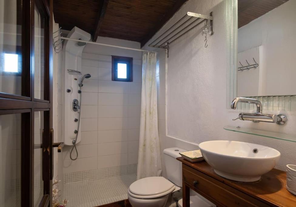 Traditionelles Appartement Athos Shadow Am Meer Paralia Sikias Buitenkant foto