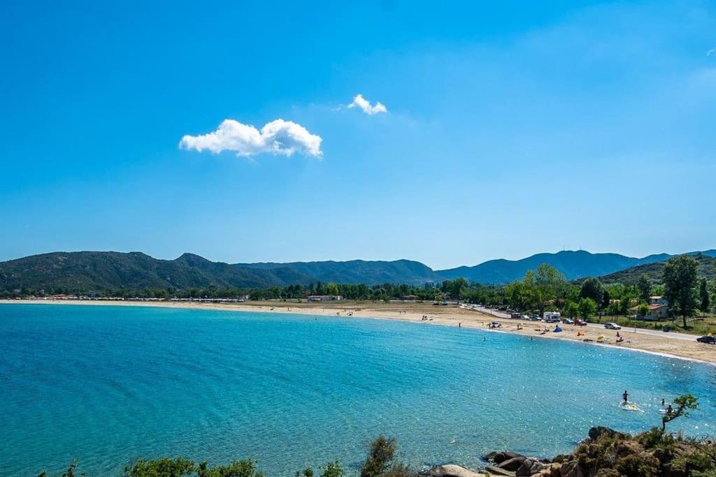 Traditionelles Appartement Athos Shadow Am Meer Paralia Sikias Buitenkant foto